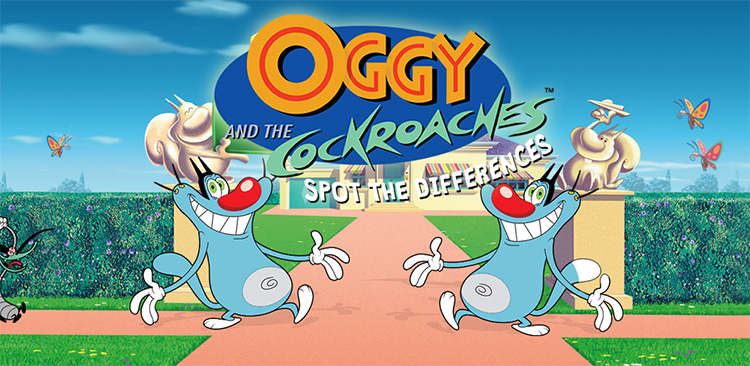 Oggy and the Cockroaches - Spot the Differences